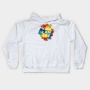 YOU CAN SEE T SHIRT Kids Hoodie